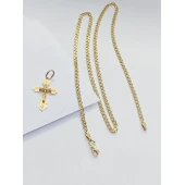 Lant Cu Cruce Din Aur Proba 585 7.74 gr