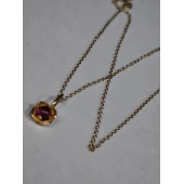 Lanț Cu Pandantiv Din Aur Proba 585* 1,93 gr