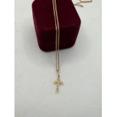 Lant Cu Cruce Din Aur Proba 585* 1,91 gr