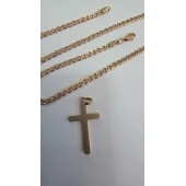 Lant cu Cruce din Aur Proba 585* 6,22 gr.