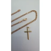 Lant cu Cruce din Aur Proba 585* 6,22 gr.