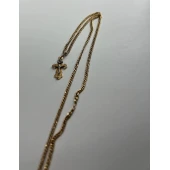 Lant cu cruce din aur proba 585* 2.56 Gr