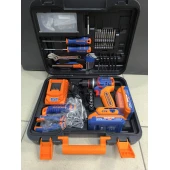 Set scule 91buc Masina de gaurit Wadfow WDT4B91