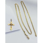Lant Cu Cruce Din Aur Proba 585 7.74 gr