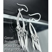 Cercei 925" 3.91gr 352 lei