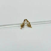 Cercei din aur proba 585  2.37 grame