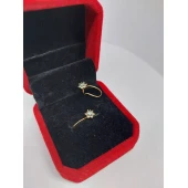 Cercei din aur proba 585* 1.02 gr.