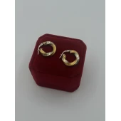 Cercei din aur proba 750 2.04 gr