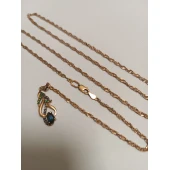 Lanț Cu Pandantiv  Din Aur Proba 585 3,83 gr