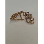 Cercei din aur Proba 585 Masa 3,02 gr