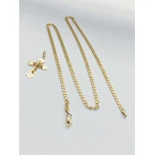 Lant Cu Cruce Din Aur Proba 585 7.74 gr