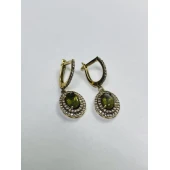 Set Din Aur Pandativ+ Cercei proba 585*  6.12gr