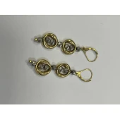 Cercei din aur Proba 585 4.41gr