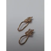 Cercei din aur proba 585* 0,76gr