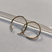 Cercei din aur proba 585*-0,85 gr