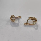 Cercei din aur proba 585*-2,40 gr