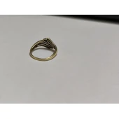Inel din aur proba 375* 2.18 gr