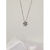Colier Din Aur cu Diamante 750* 1.62 gr