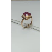 Inel cu piatra din Aur *Proba 585 * 4.93g