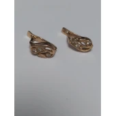 Cercei din aur proba 585* 2,32gr