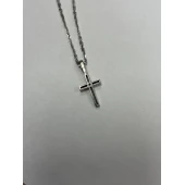 Set Lant Cercei Cruce din Aur Proba 585*  6.78 gr