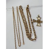 Set Lanțuri din aur proba 585* 29,18 gr