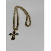 Lant cu cruce din aur 585* 11.45gr