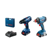 Set Mașină de găurit și Mașină de înșurubat cu impact Bosch GDX 180-LI