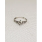 Inel Din Aur Cu Diamante Proba 585* 1.91 gr