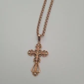 Lant + Cruce Din Aur Proba 585 20.06 gr