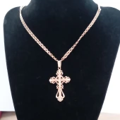 Lant + Cruce Din Aur Proba 585 20.06 gr