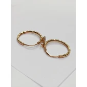 Cercei Din Aur Proba 585* Masa 1,23 gr