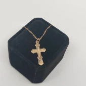 Lant cu Cruce din Aur Proba 585* 2.36 gr