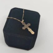 Lant cu Cruce din Aur Proba 585* 2.36 gr