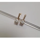 Cercei din aur proba 585  4.72 gr