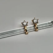 Cercei din aur 585 Masa 1.40 Gr