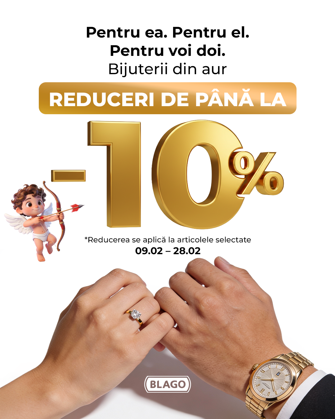 Reduceri Bijuterii Din Aur 09–28.02.2026